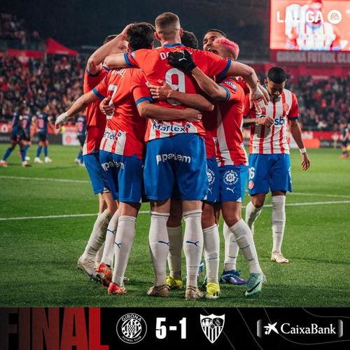 23-24赛季西甲第21轮：吉罗纳vs塞维利亚,西甲第21轮再添一胜”